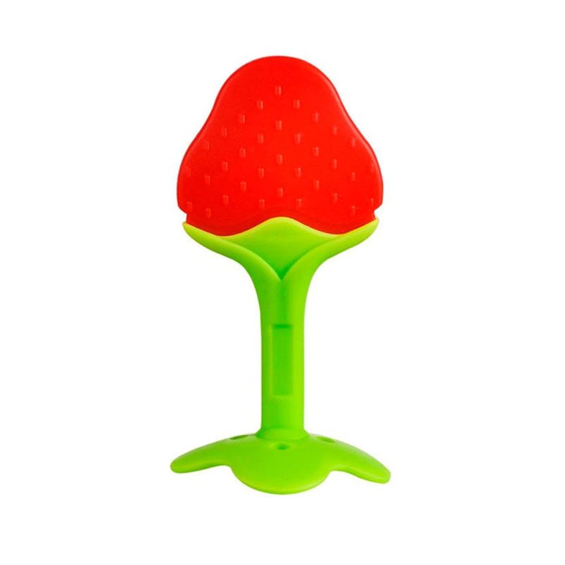 GENERICO - Mordedor Silicona Fruta Rasca Encías Dentición Bebe Guagua