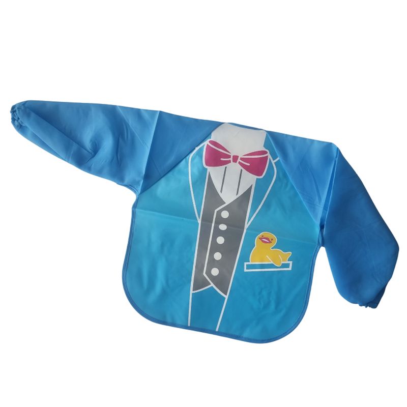 GENERICO - Babero Impermeable Bebe Pechera Niño Ajustable Con Mangas