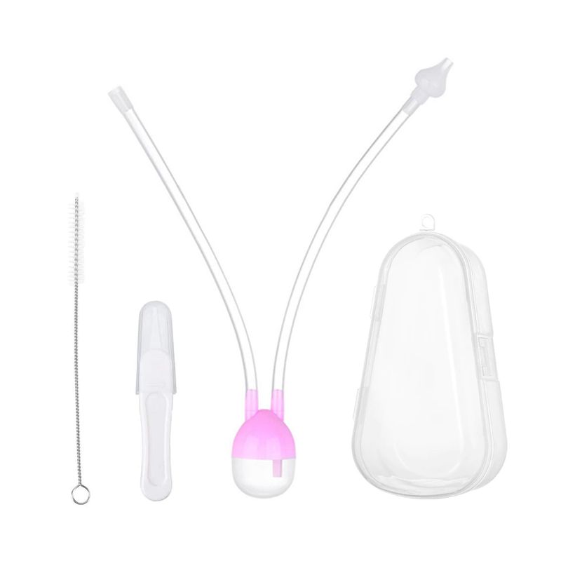 GENERICO - Aspirador Nasal Silicona Succión Limpiador Nariz Bebe caja