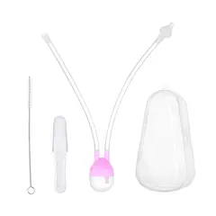 GENERICO - Aspirador Nasal Silicona Succión Limpiador Nariz Bebe caja