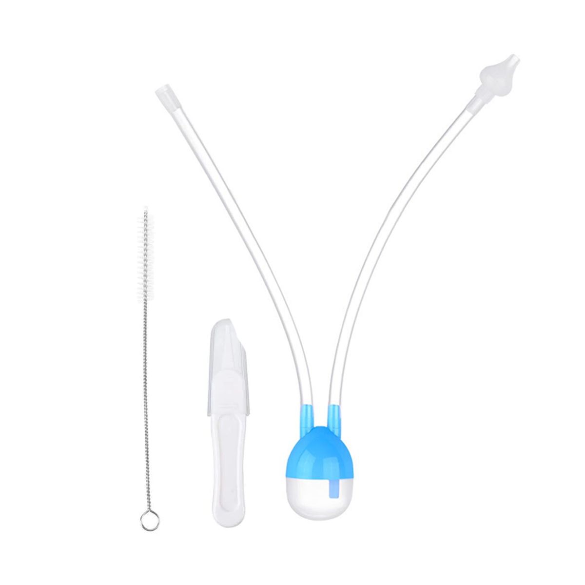 GENERICO - Aspirador Nasal Silicona Succión Limpiador Nariz Bebe