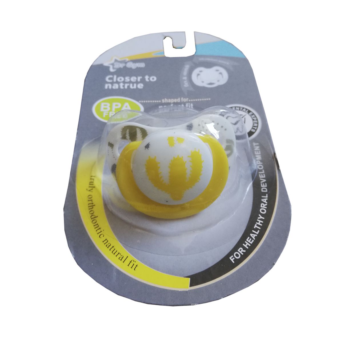 GENERICO - Chupete De Ortodoncia Anatómico 0-6 De Silicona Libre De Bpa