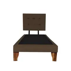 GENERICO - Base de cama y respaldo 1 plaza