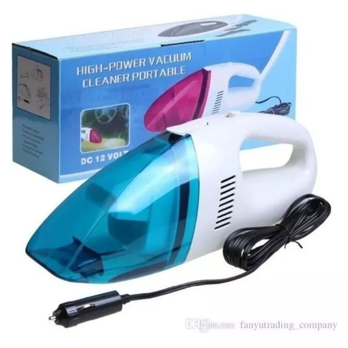 GENERICO - Aspiradora Auto Portátil Inalámbrica 48W 12V 5A