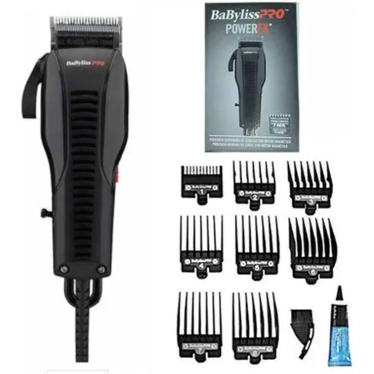 BABYLISS PRO - Máquina Cortadora Clipper Power Fx Negra BabylissPro