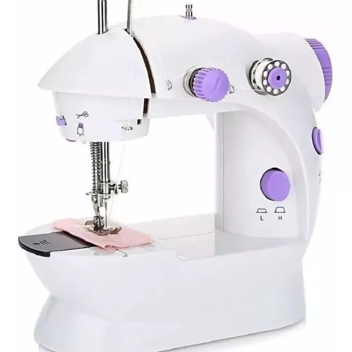 GENERICO - Máquina Coser Portátil Eléctrica Pedal Con Enchufe Corriente