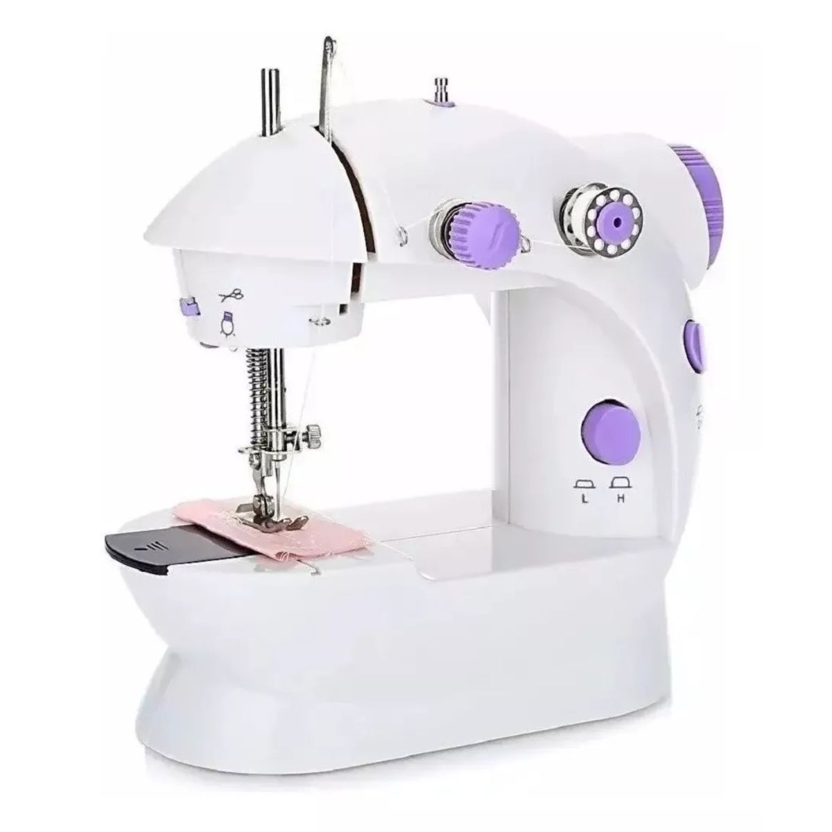 GENERICO - Máquina Coser Portátil Eléctrica Pedal Con Enchufe Corriente