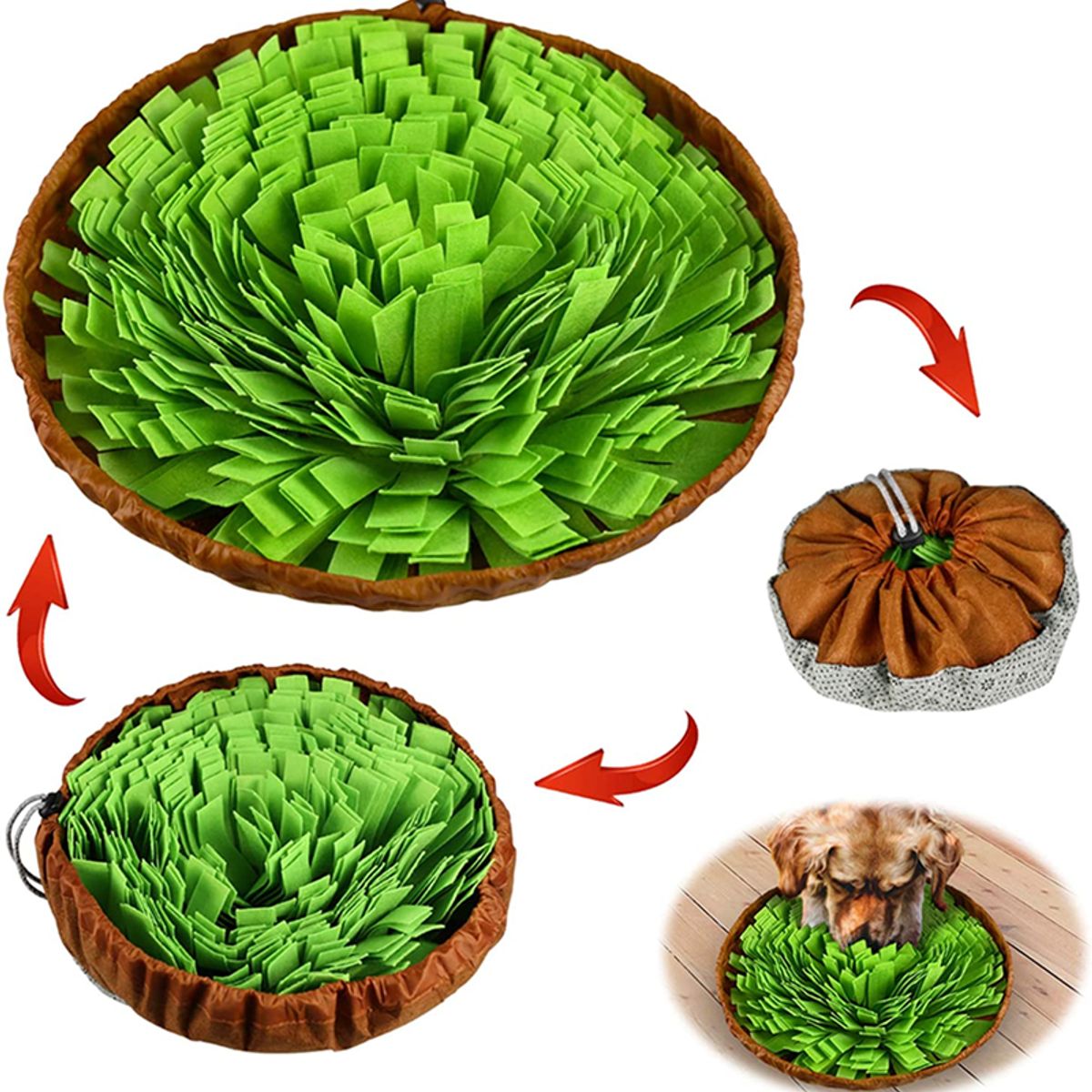 GENERICO - Manta olfativa de entrenamiento y alimentación Perro