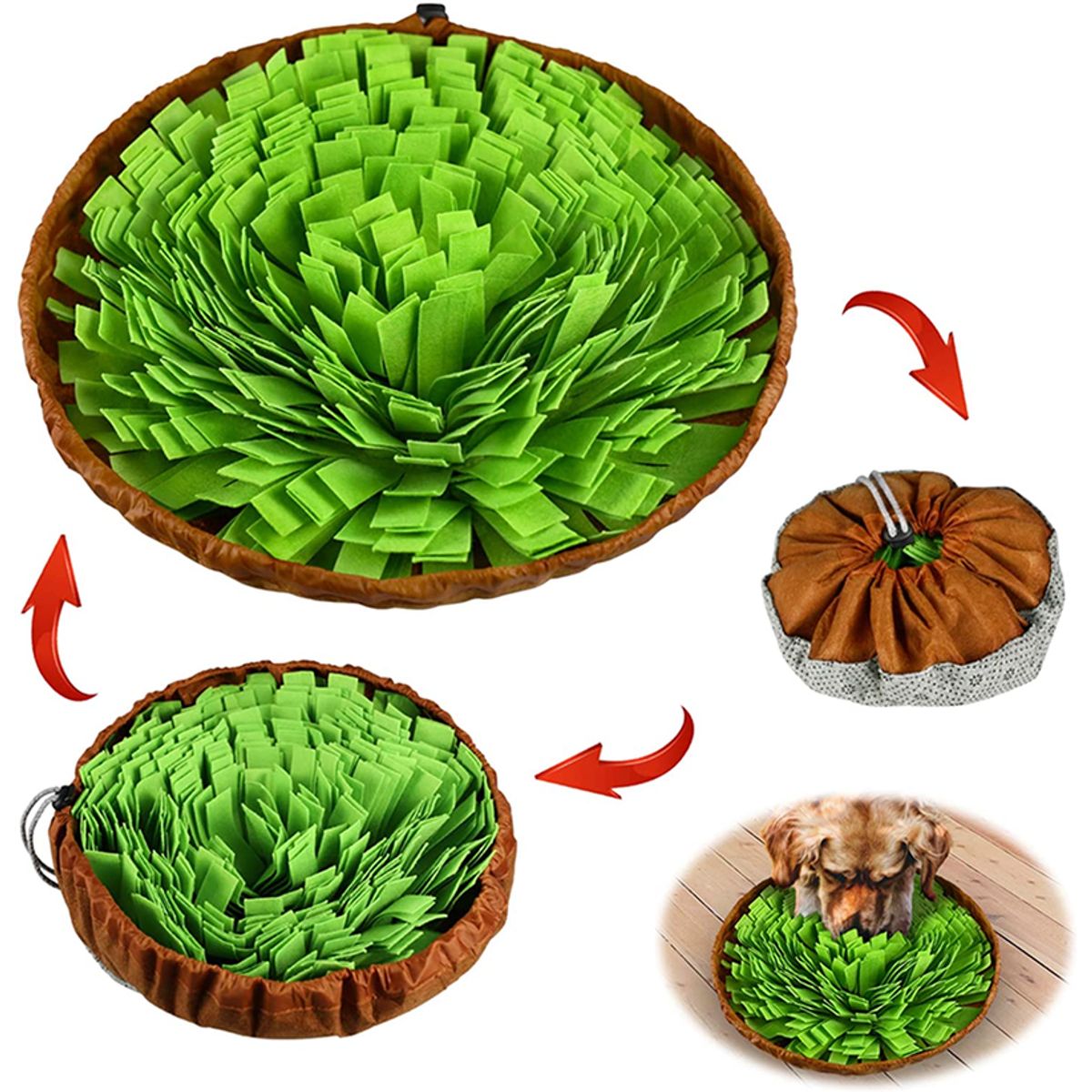 GENERICO - Manta olfativa de entrenamiento y alimentación Perro