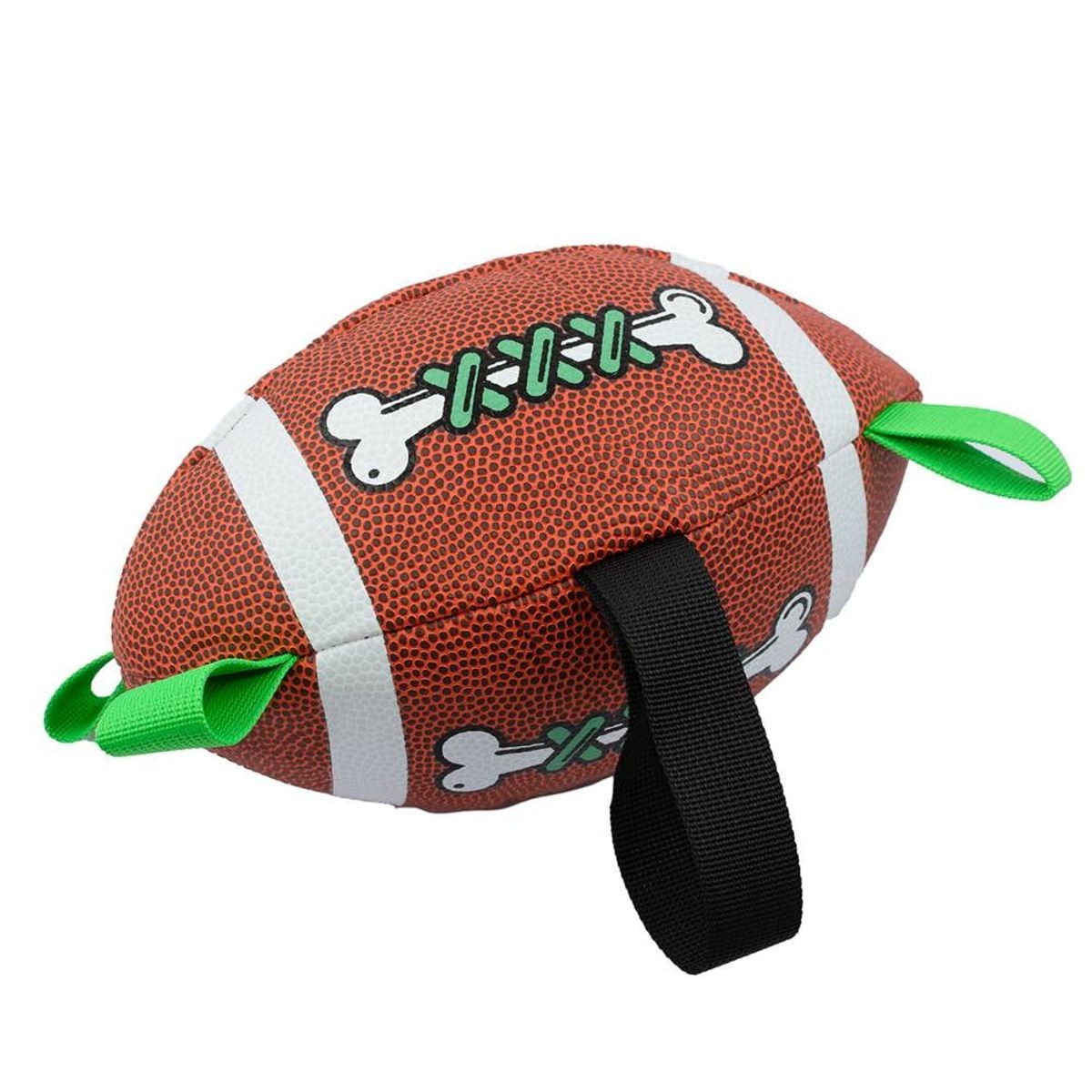 GENERICO - Juguete para perro Pelota rugby con bombín