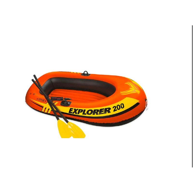 GENERICO - Bote Inflable Explorer 200 Set 185x94x41cm Intex