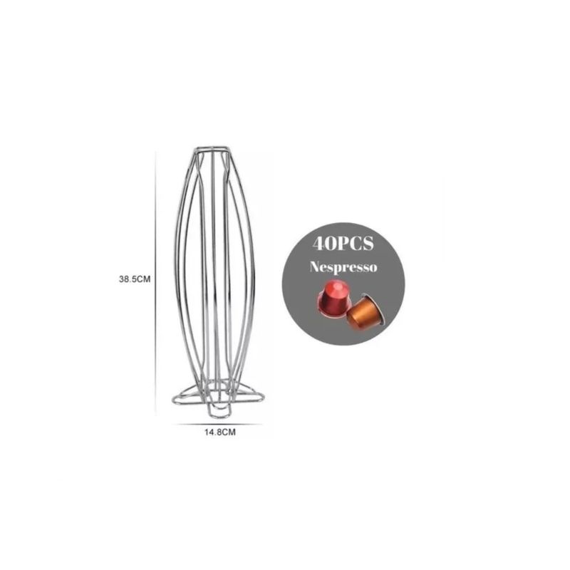 GENERICO - Soporte Capsulas De Cafe Dispensador Cafe Capacidad 40 Und