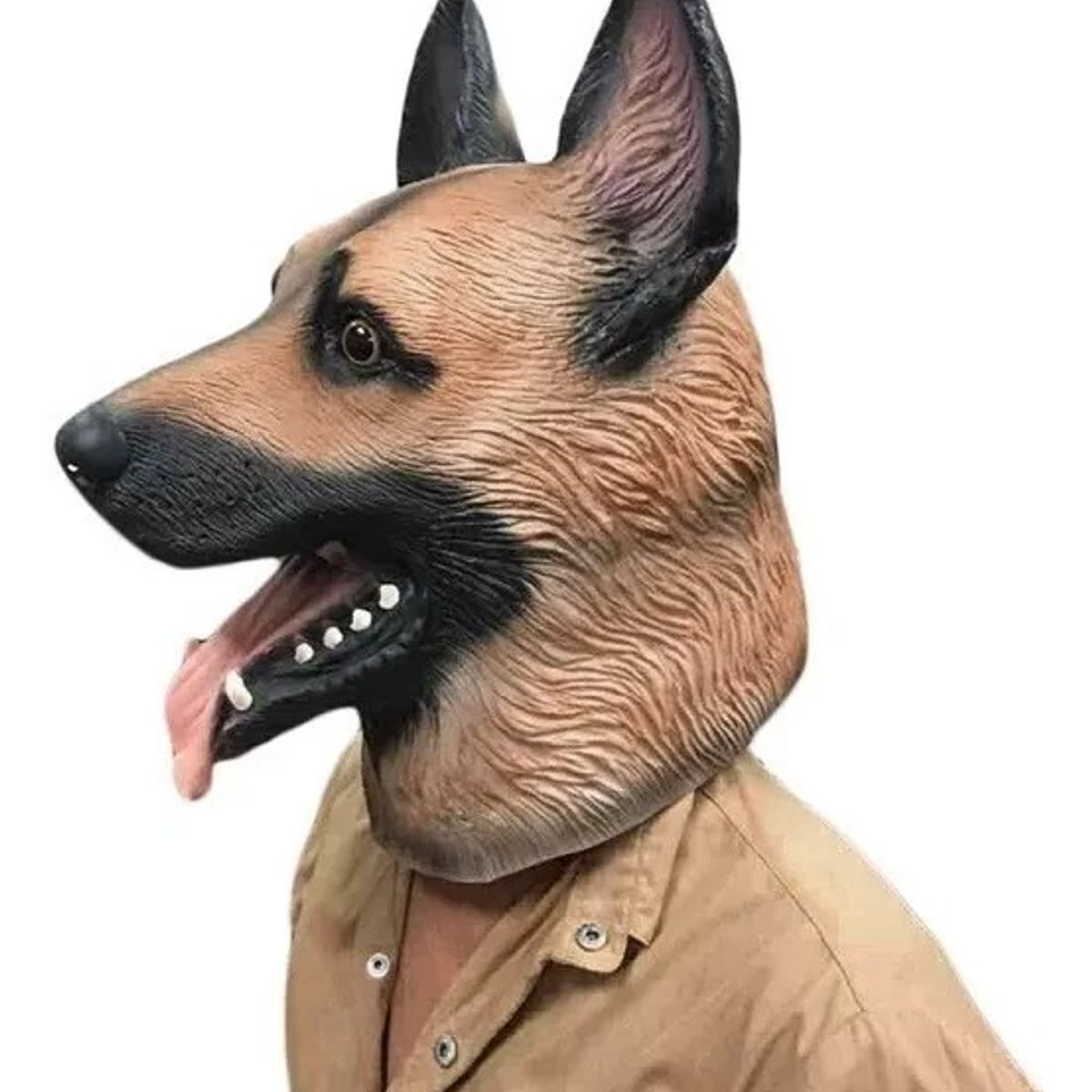 GENERICO - Mascara Perro Pastor Alemán Halloween Cosplay
