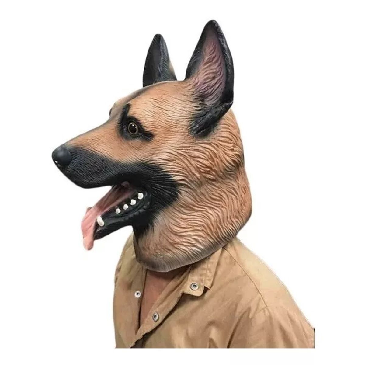GENERICO - Mascara Perro Pastor Alemán Halloween Cosplay