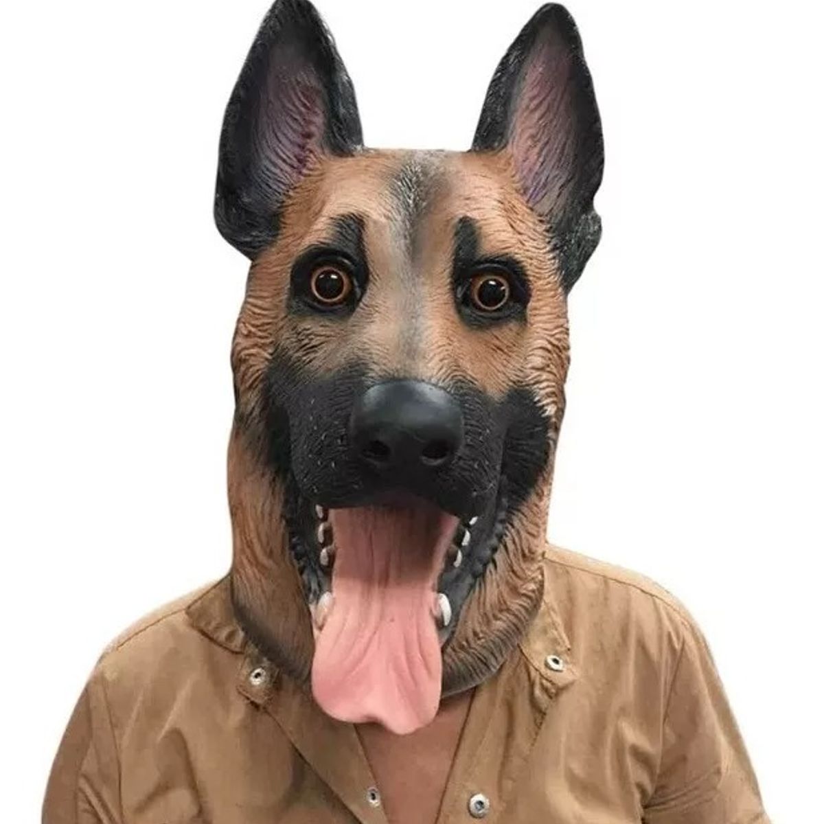 GENERICO - Mascara Perro Pastor Alemán Halloween Cosplay