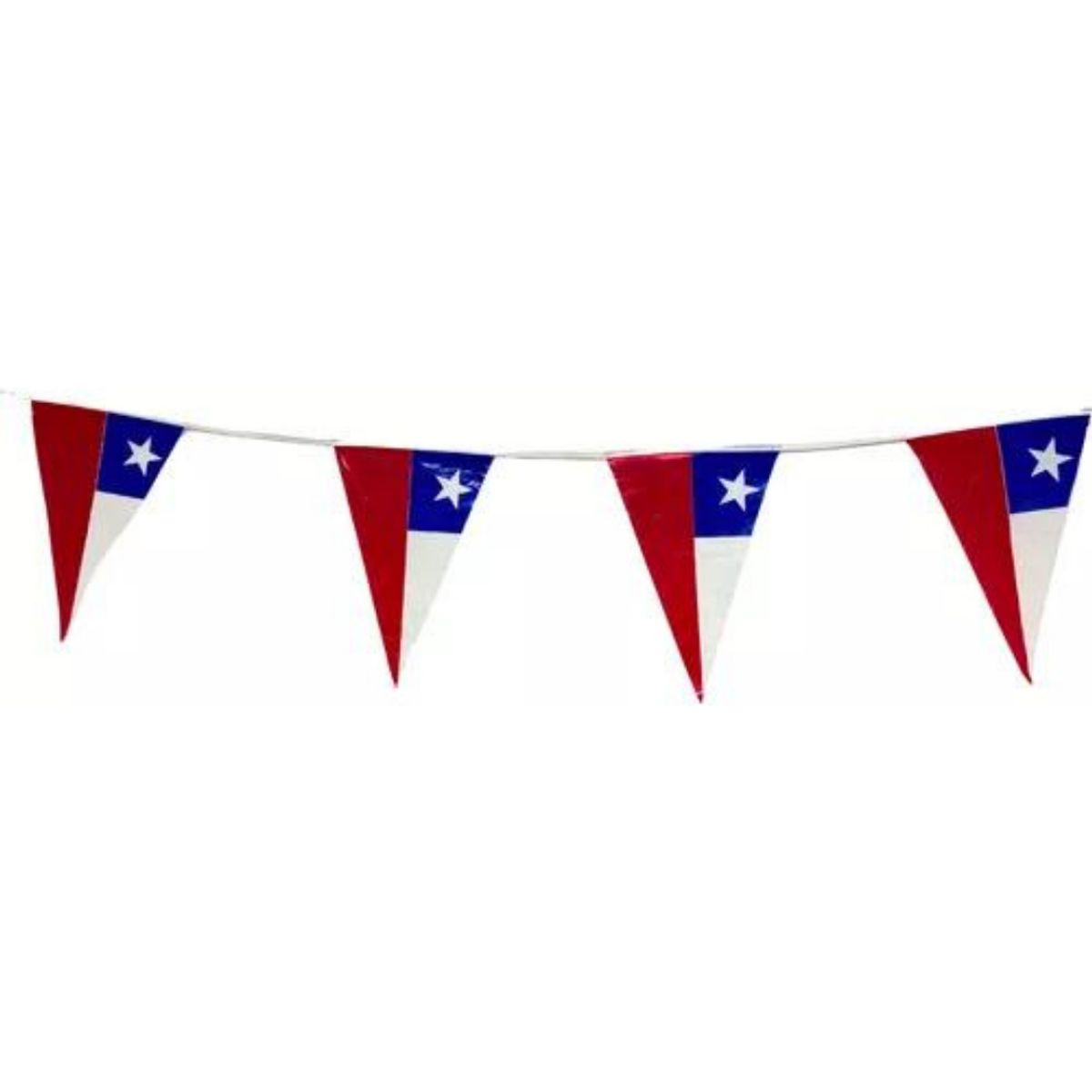UTILISIMO - Banderines Triangular Guirnaldas 5Mts Bandera de Chile Fechas Patrias
