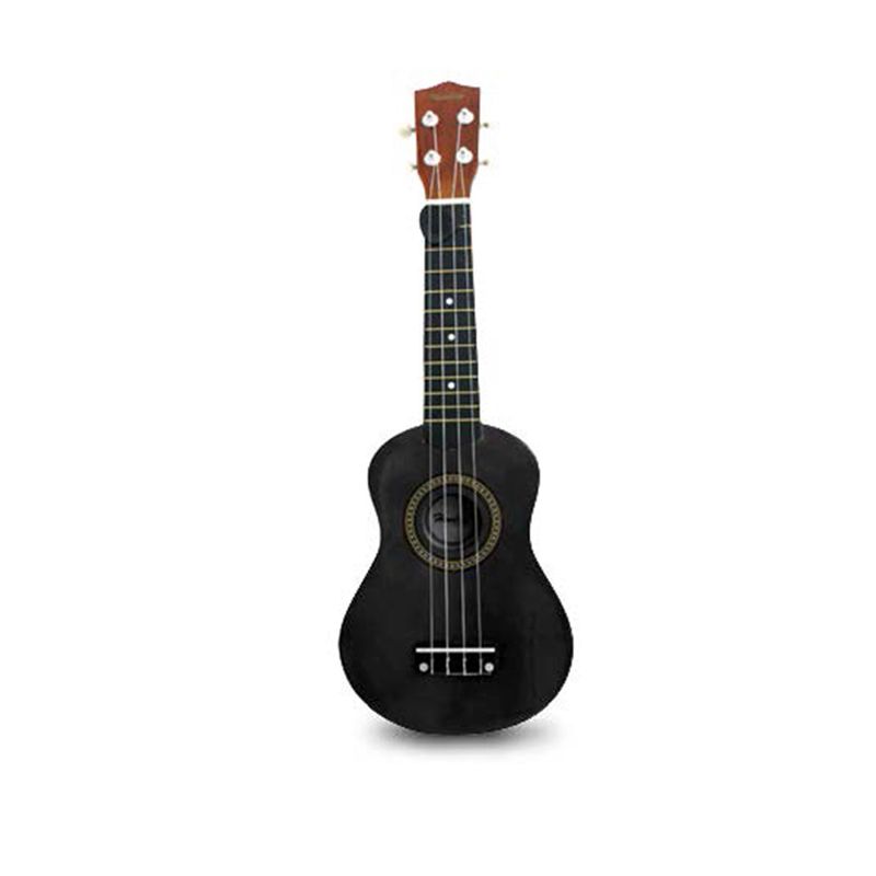 HENDRIX - Ukulele 21 Pulgadas Con Funda Y Uñeta Color Negro - SC