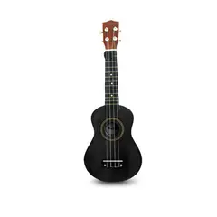 HENDRIX - Ukulele 21 Pulgadas Con Funda Y Uñeta Color Negro - SC