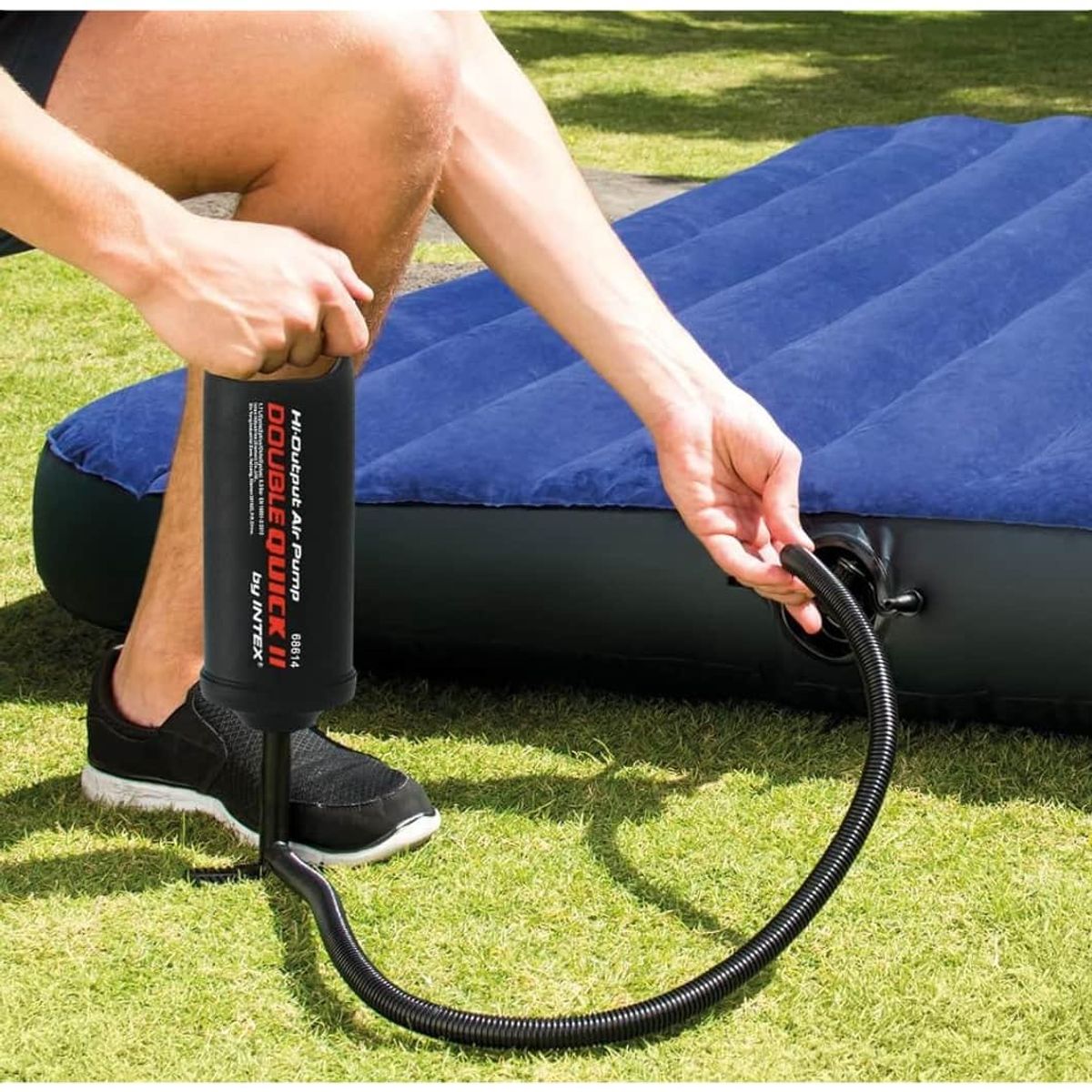 INTEX - Inflador Manual Doble Velocidad INTEX Double Quick II 36 cm
