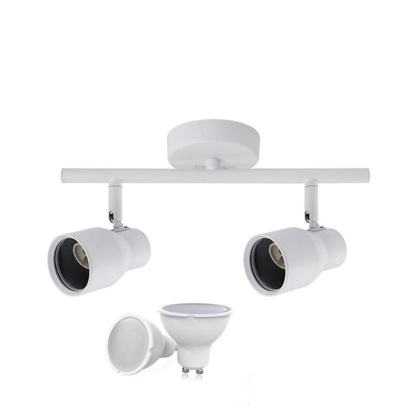 WANT - Aplique Sobrepuesto Dirigible Porta Ampolleta Gu10 Incluidas