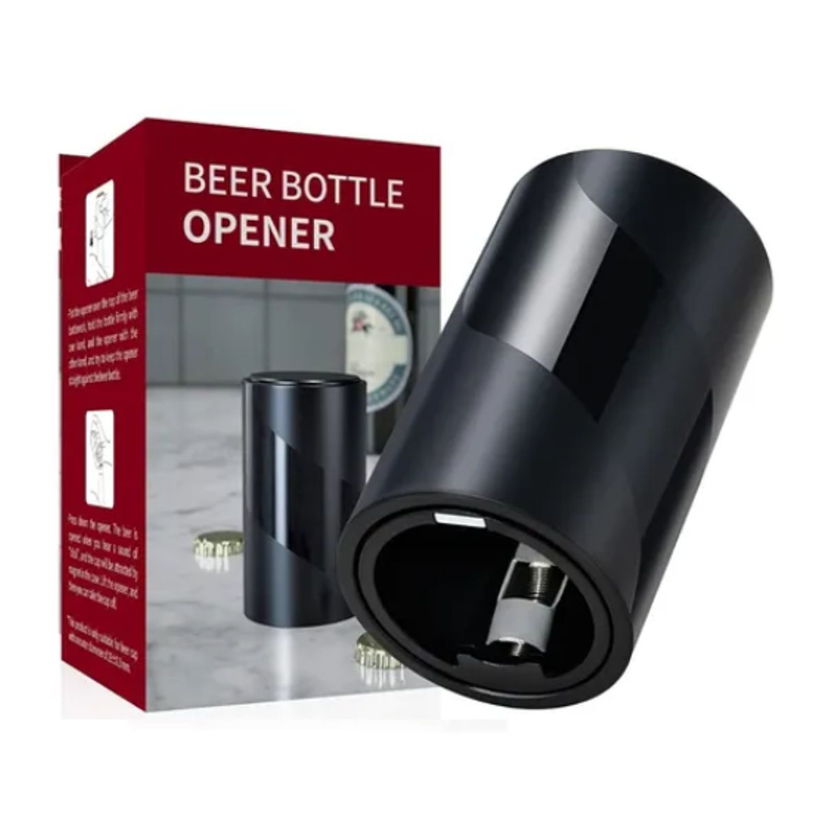 GENERICO - Destapador De Botellas Abridor De Cervezas Automatico Con Iman