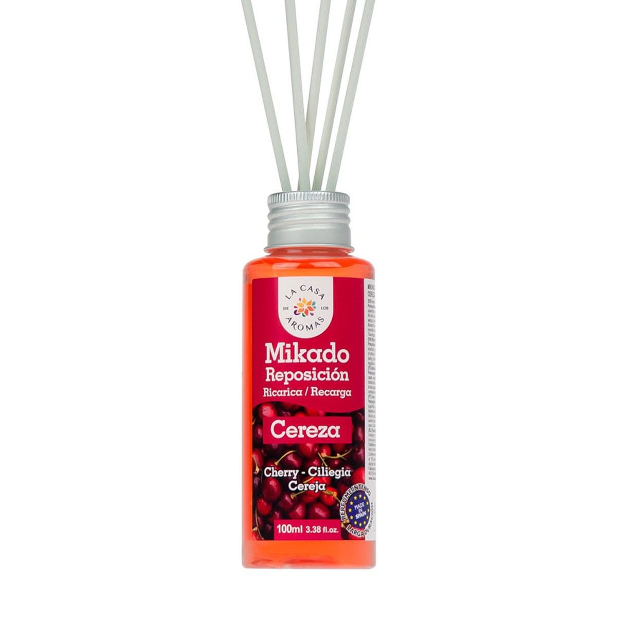 GENERICO - Ambientador Mikado Cereza 100ml - La Casa de los Aromas