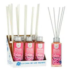 GENERICO - Pack 6 Ambientador Mikado Rosas 100ml - La Casa de los Aromas