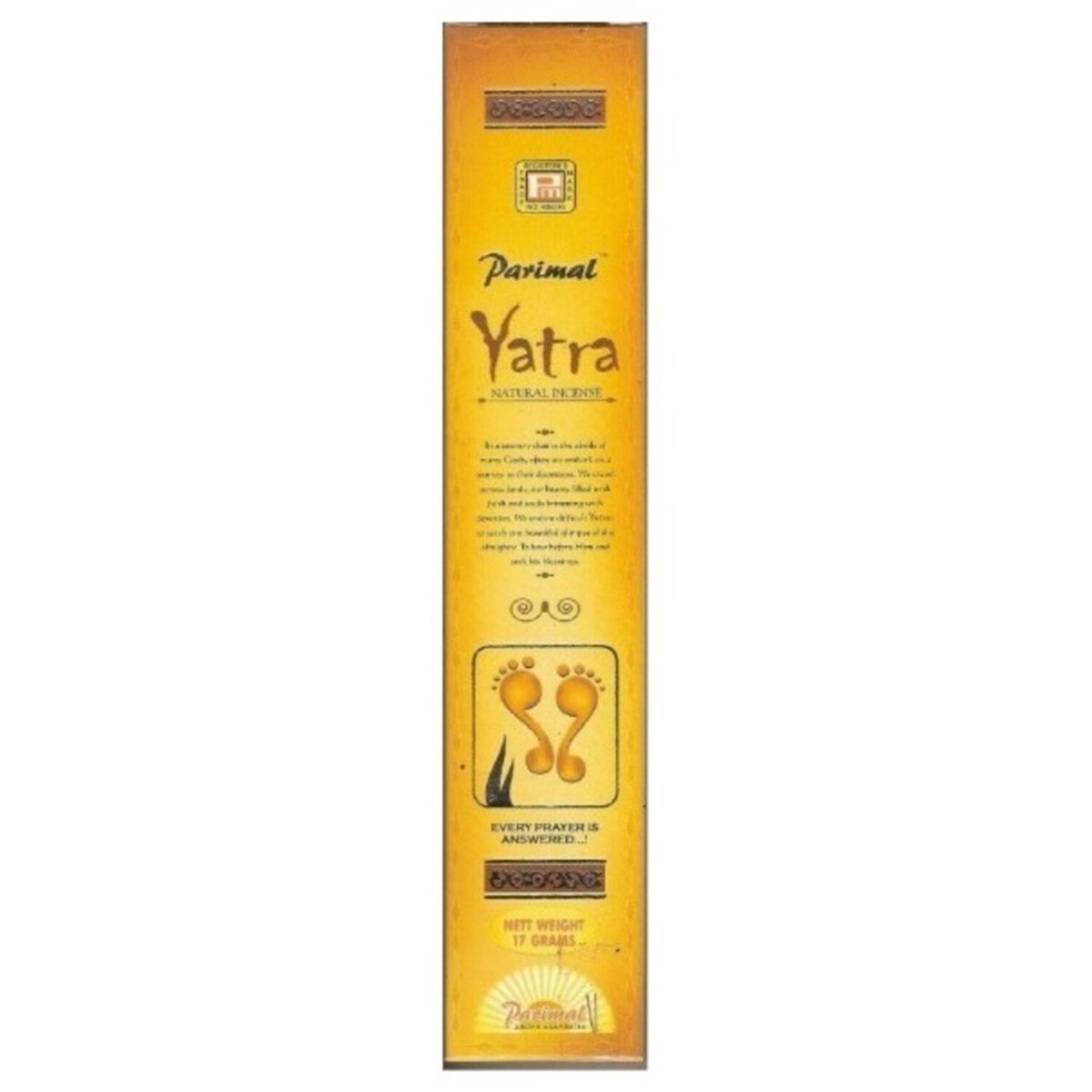 GENERICO - Pack 6 Incienso Natural Yatra - Parimal