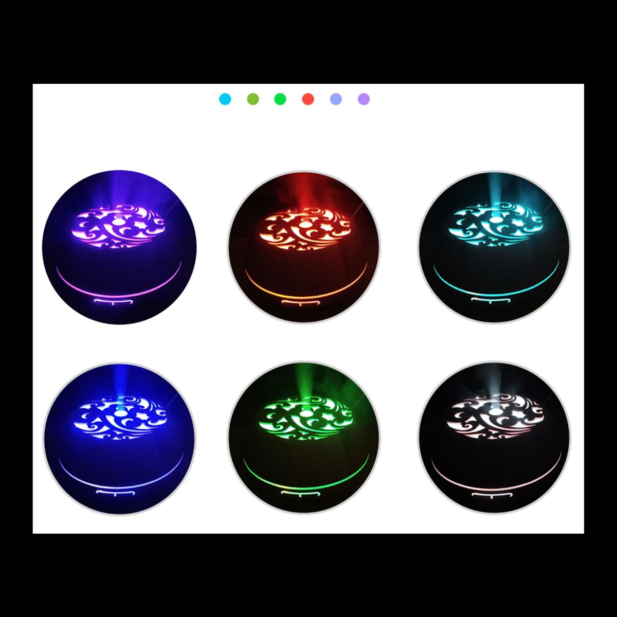 GENERICO - Humidificador 550ml Color Caoba