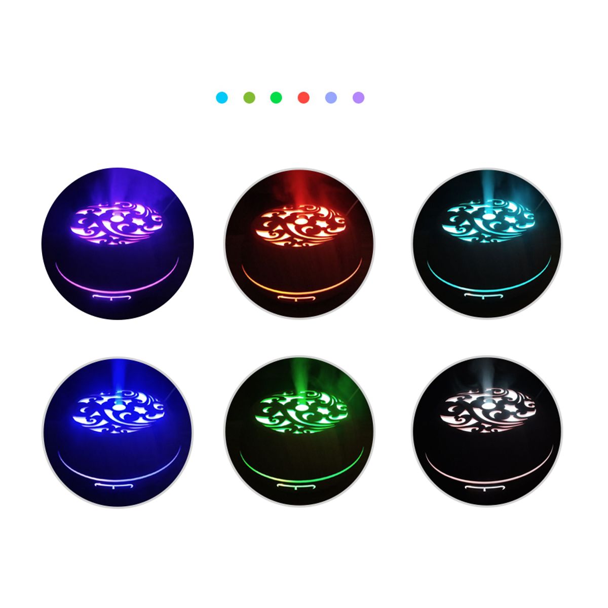 GENERICO - Humidificador 550ml Color Caoba