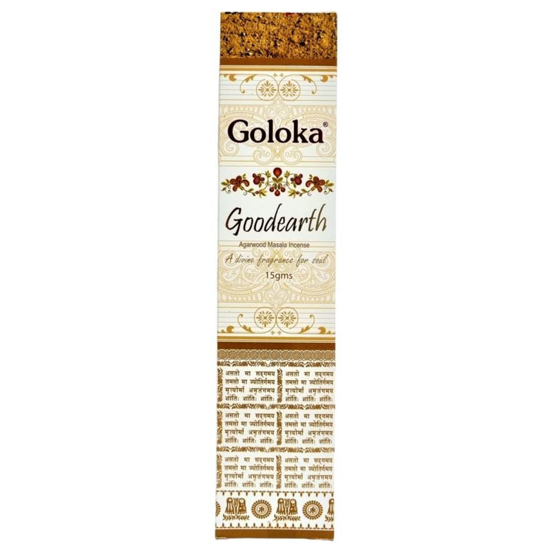 GENERICO - Pack 6 Incienso Natural Good Earth - Goloka