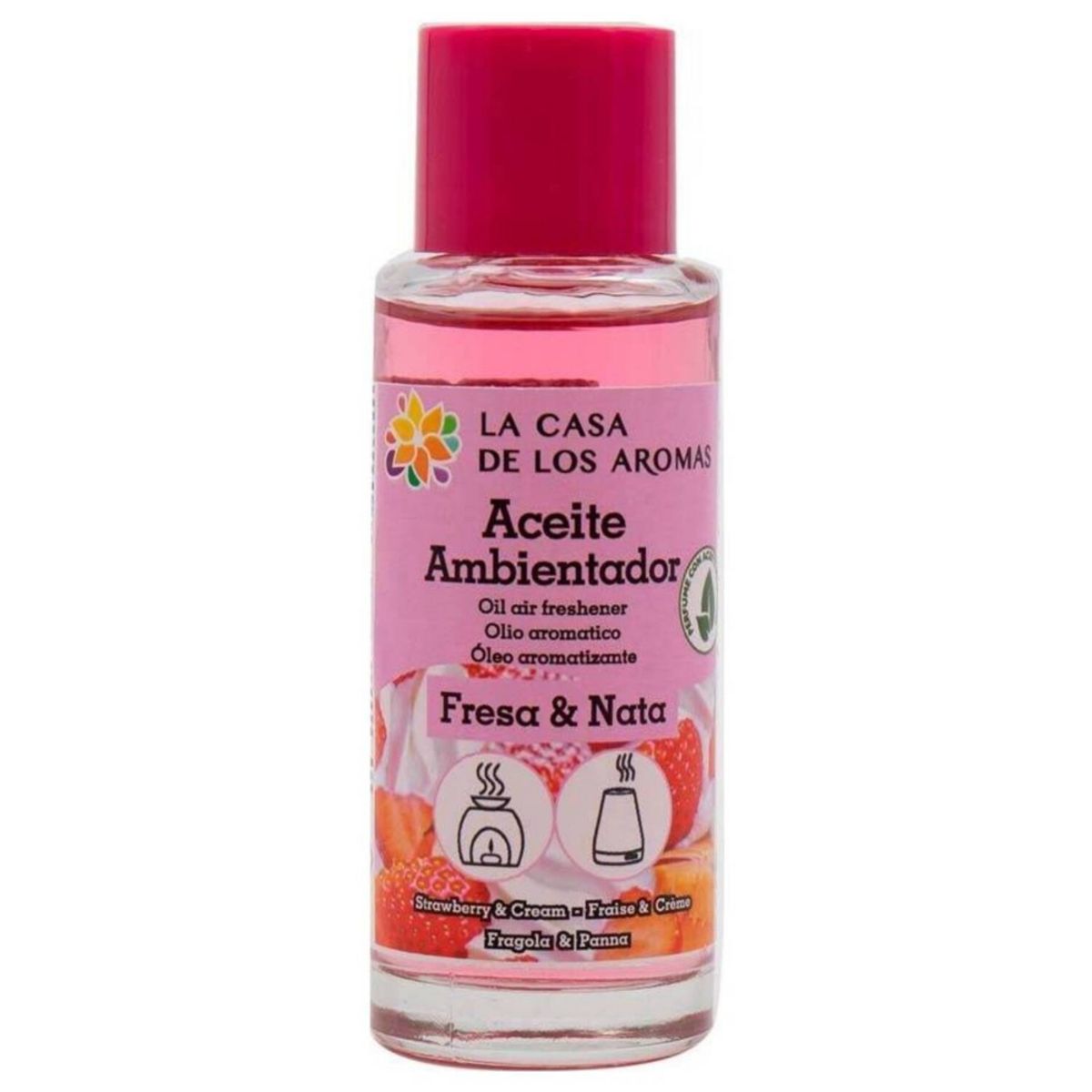 GENERICO - Aceite Esencial fresa y Nata 55ml - La Casa de los Aromas