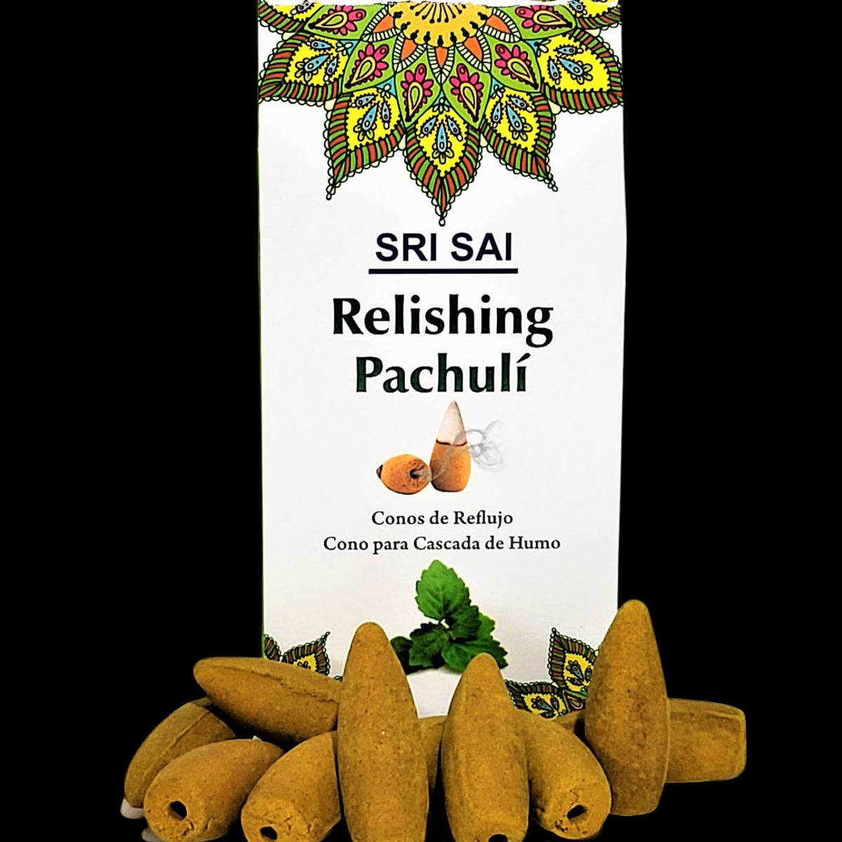 GENERICO - Conos de Incienso Cascada Pachuli - SRI SAI