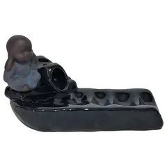 GENERICO - Cascada de Humo Baby Blue + 10 Conos