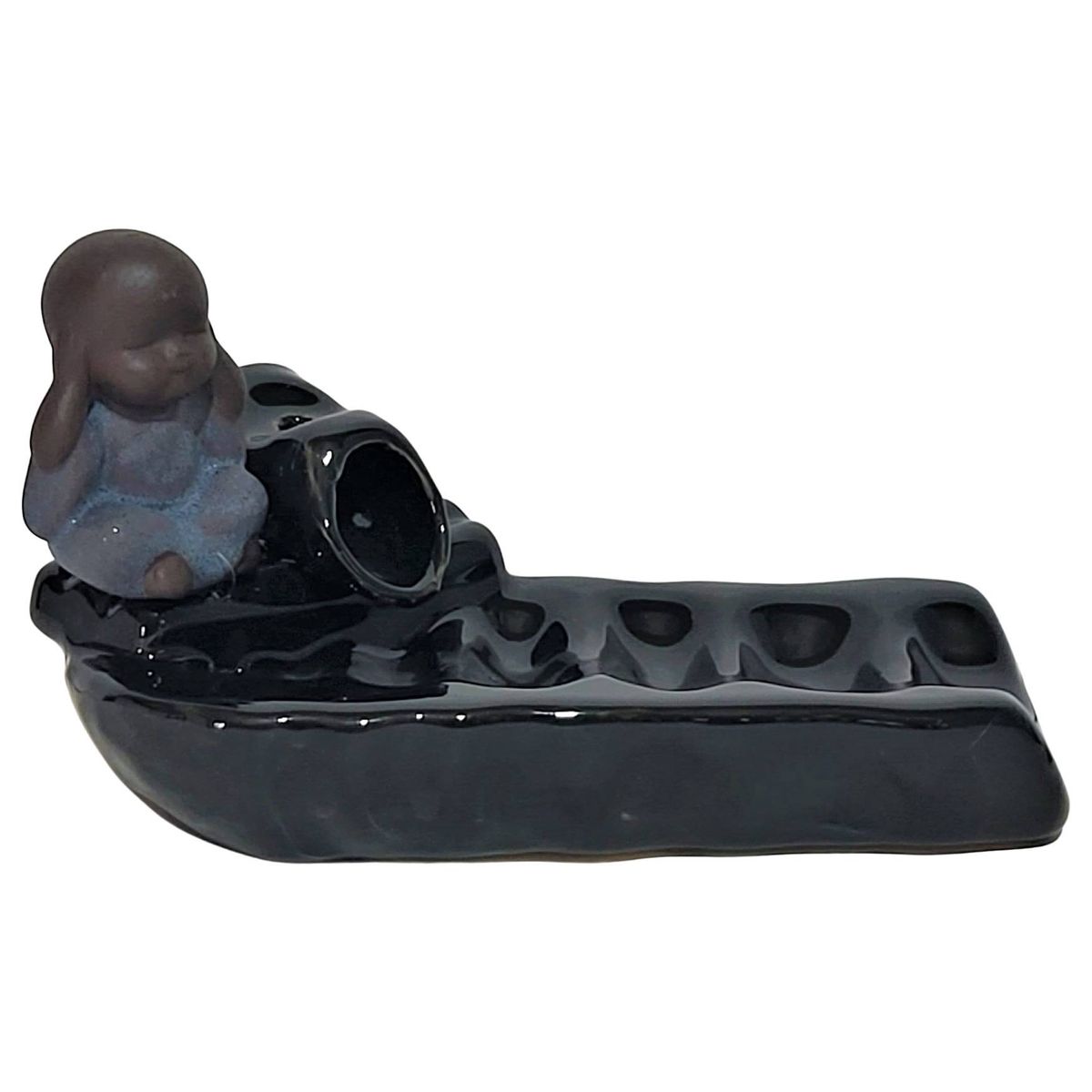 GENERICO - Cascada de Humo Baby Blue + 10 Conos