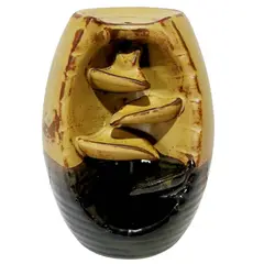 GENERICO - Cascada de Humo Mini Montaña de Cerámica Café