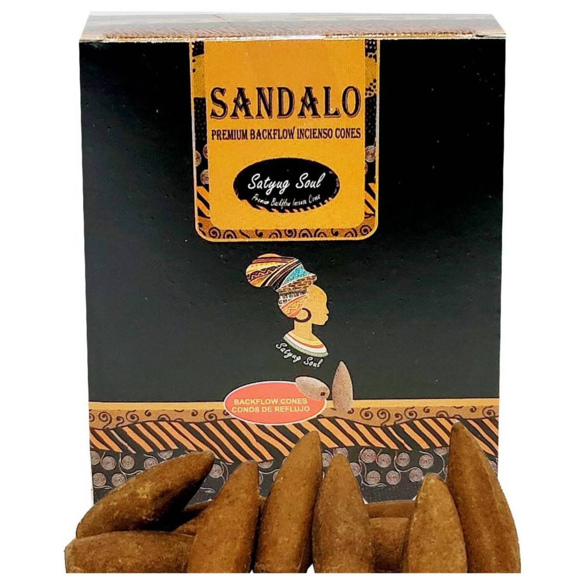 GENERICO - Conos de Incienso Cascada Sándalo - Satyug Soul