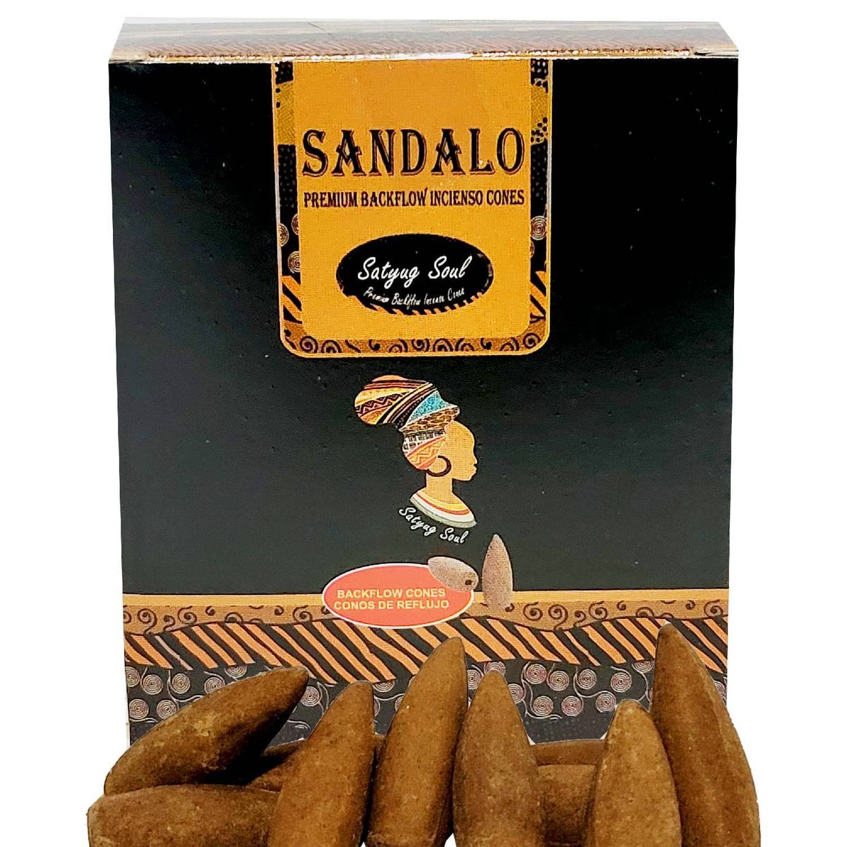 GENERICO - Conos de Incienso Cascada Sándalo - Satyug Soul