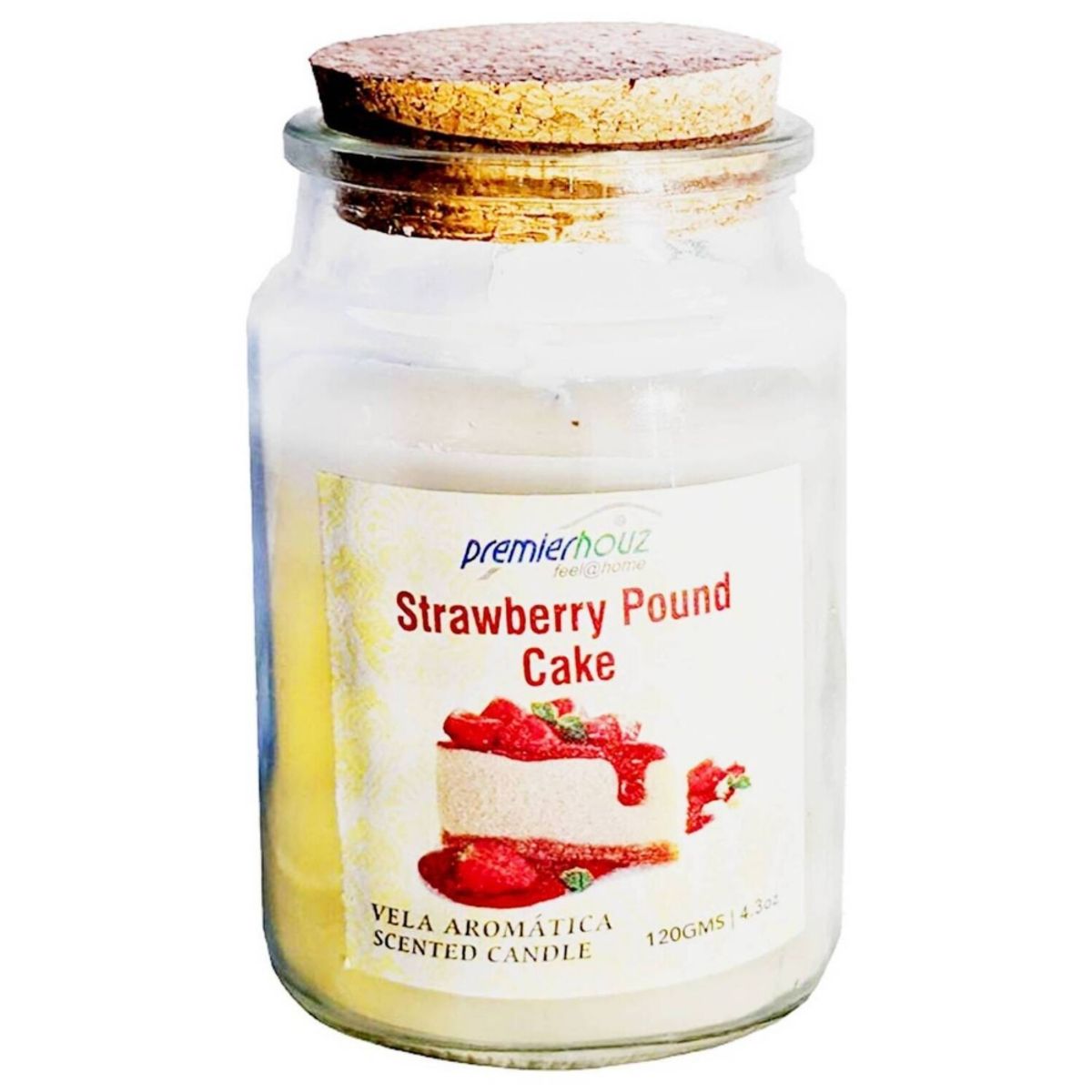 GENERICO - Vela Aromática Torta de Frutilla 120gr