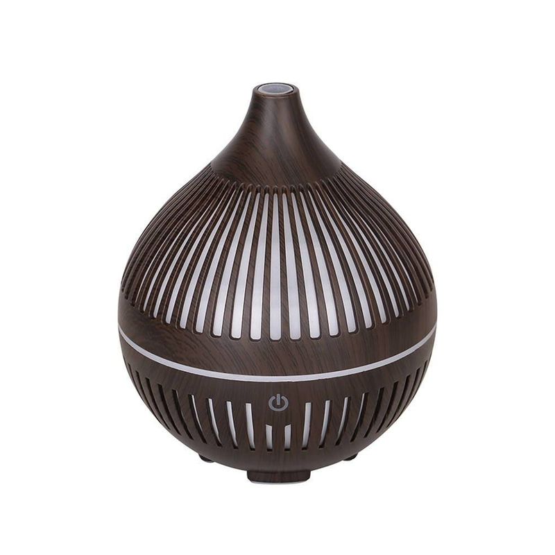 GENERICO - Difusor Humidificador de Aroma Ultrasónico 160 ml Dark