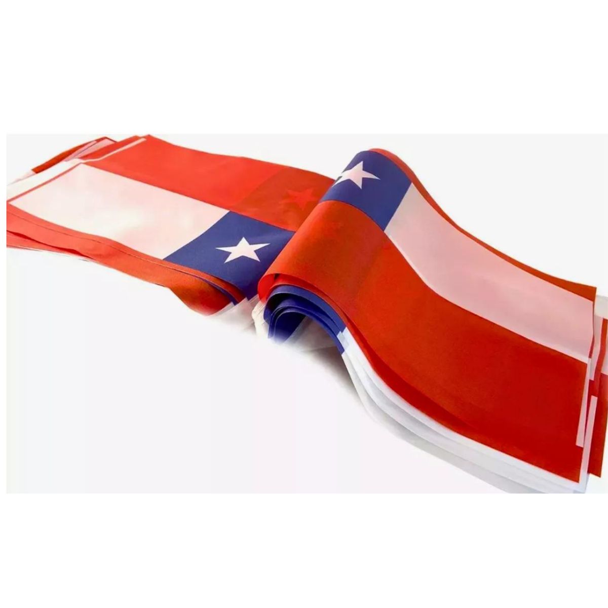 UTILISIMO - Pack 3 Guirnaldas Decorativas Banderines Bandera Chile fechas Patrias