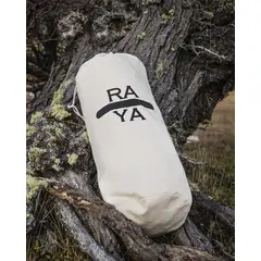 RAYA - Poncho Clásico Negro con Gorro Unisex