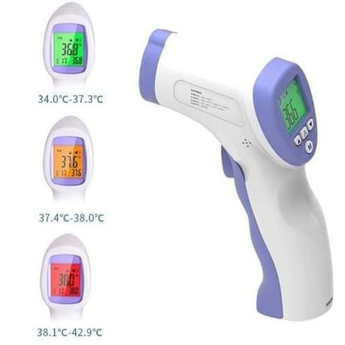 OEM - Termómetro Digital Infrarrojo Termómetro Sin Contacto Pantalla LCD