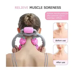 GENERICO - Masajeador De Rodillo Muscular Alivia Dolor De La Pierna Cuello Brazos