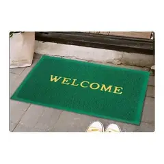 GENERICO - Alfombra Limpia Pies Hogar Bienvenida Verde