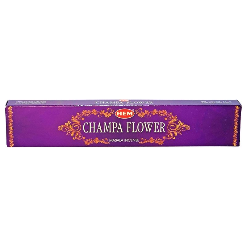 GENERICO - Pack 6 Incienso Champa Flower - HEM