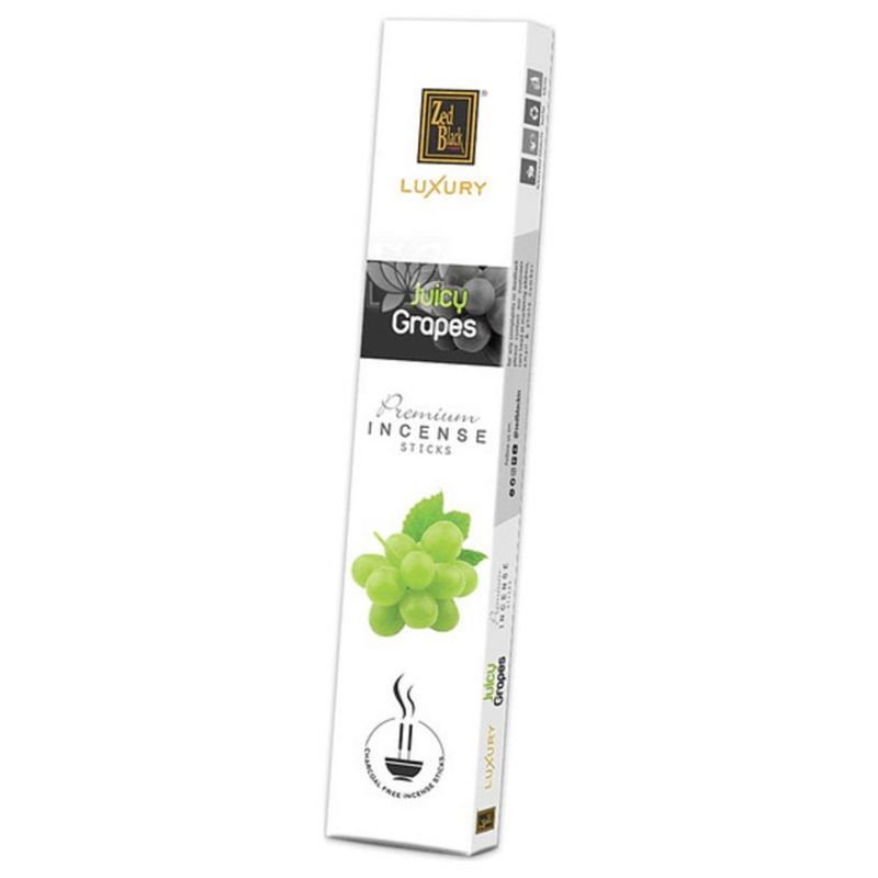 GENERICO - Pack 6 Incienso Zed Black Luxury Uva