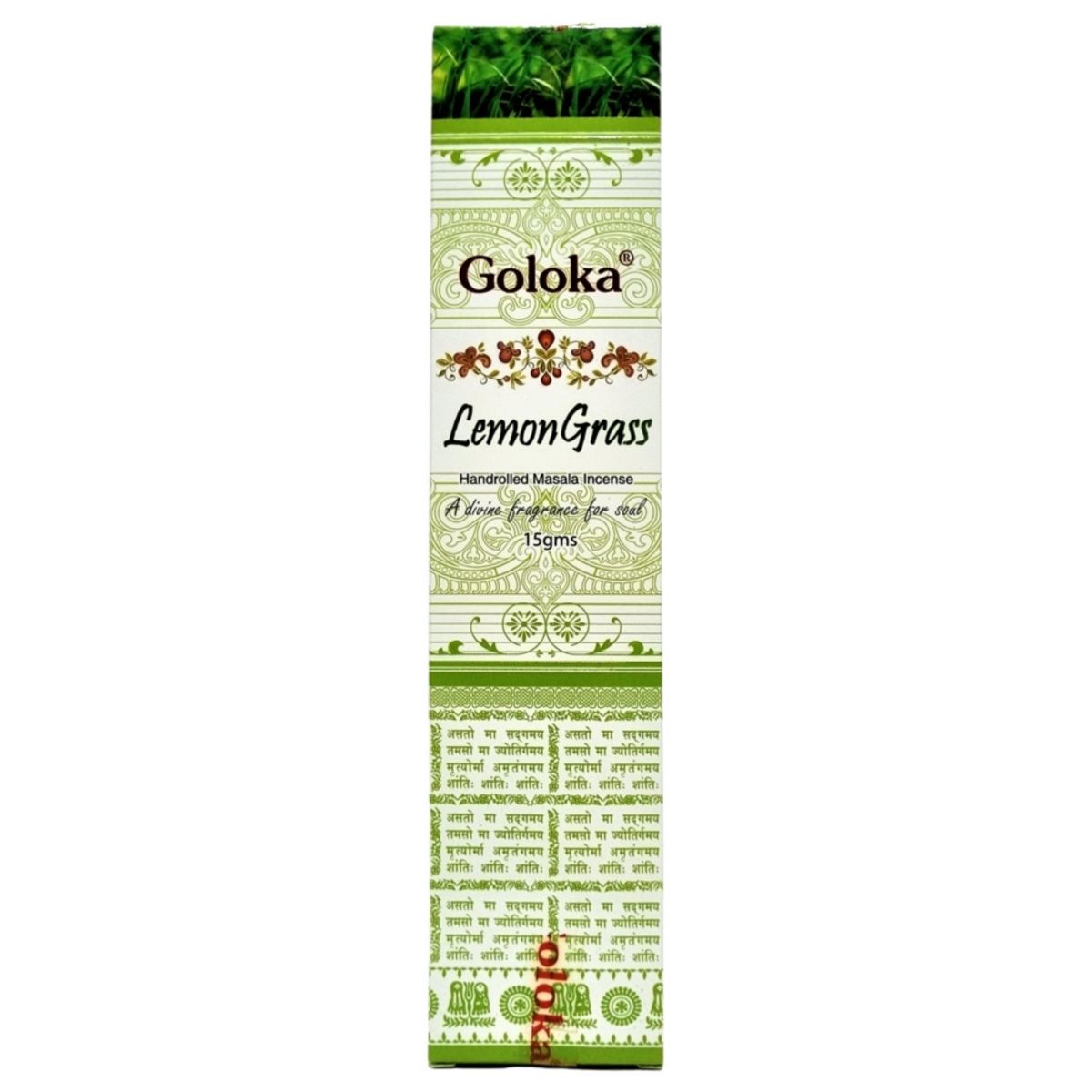 GENERICO - Pack 6 Incienso Natural Lemongrass - Goloka