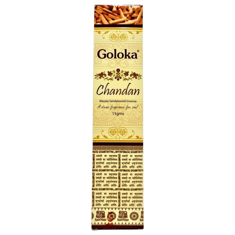 GENERICO - Pack 6 Incienso Natural Sándalo - Goloka