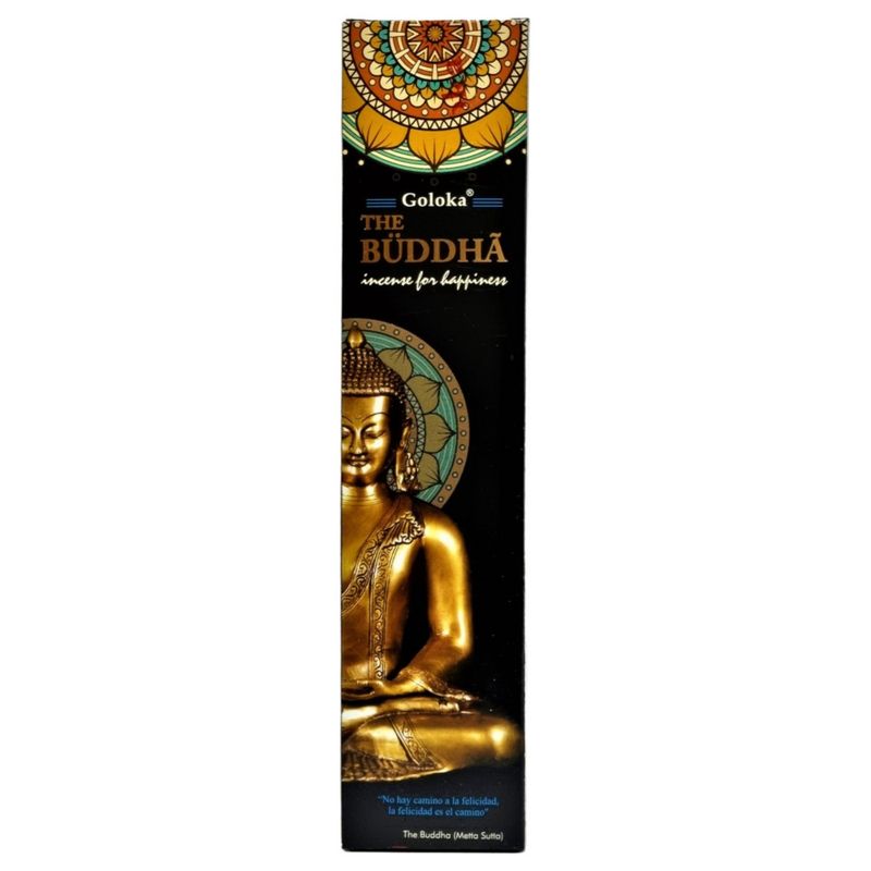 GENERICO - Pack 6 Incienso Natural Buda - Goloka